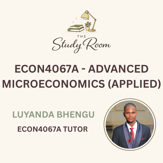 ECON4067A (APPLIED) COURSE PACKAGE