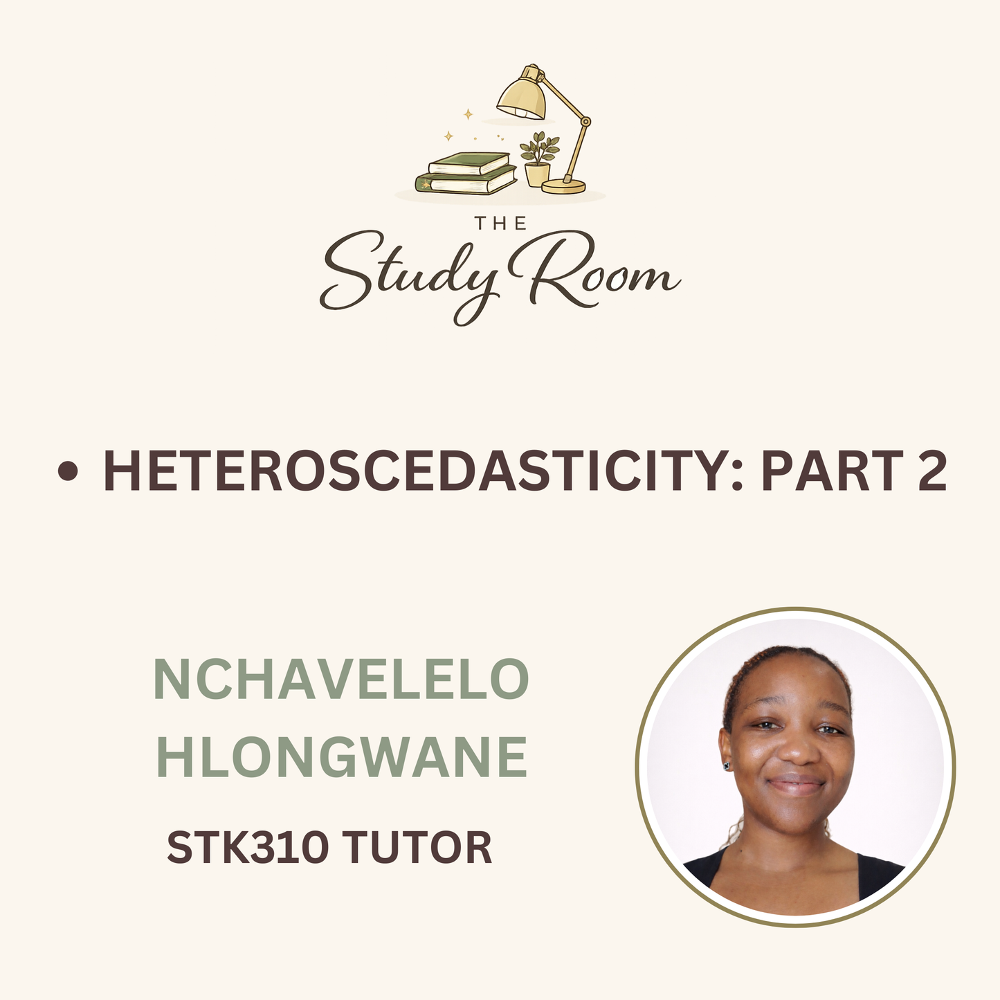 STK310 TUTOR CLASS - HETEROSCEDASTICITY: PART 2