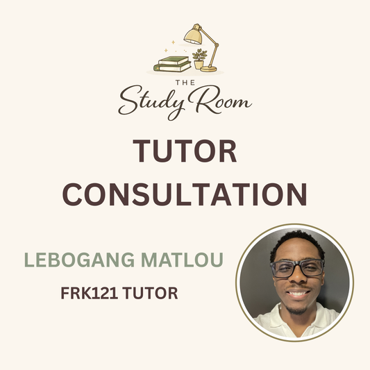 FRK121 TUTOR CONSULTATION