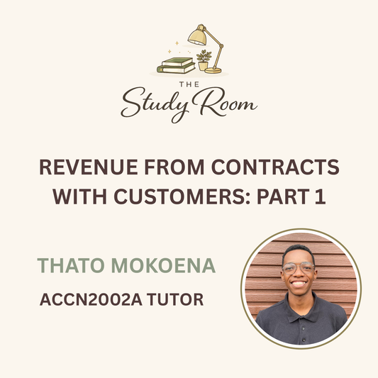 ACCN2002A TUTOR CLASS - REVENUE FROM CONTRACTS WITH CUSTOMERS: PART 1