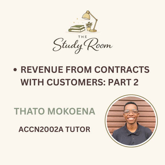 ACCN2002A TUTOR CLASS - REVENUE FROM CONTRACTS WITH CUSTOMERS: PART 2