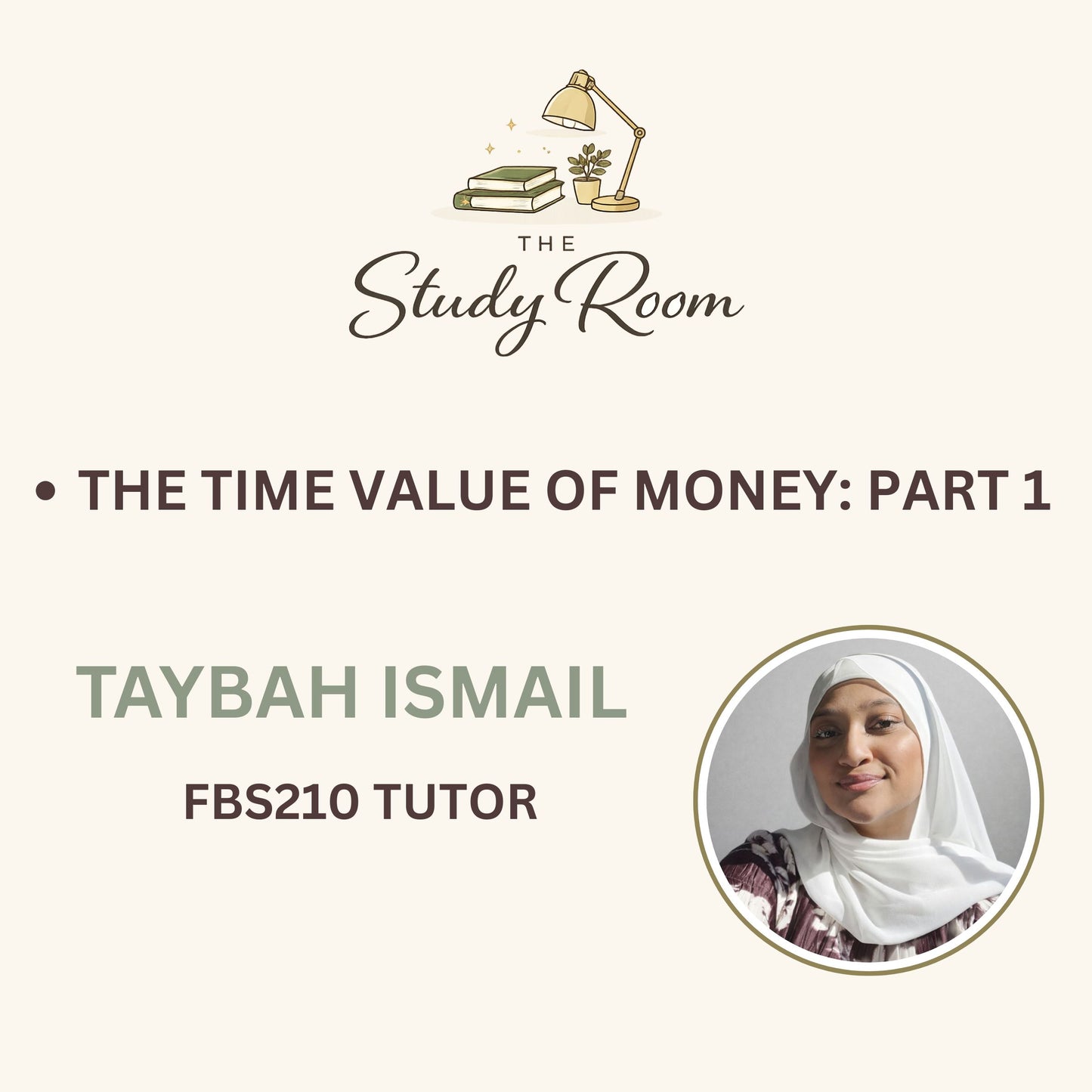 FBS210 TUTOR CLASS - THE TIME VALUE OF MONEY: PART 1