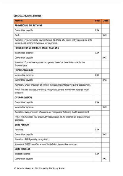 BAC200 NOTES - INCOME TAXES (IAS 12)