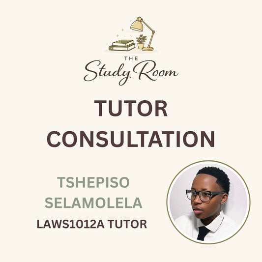 LAWS1012A TUTOR CONSULTATION