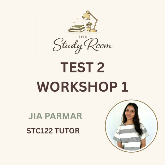STC122 SEMESTER TEST 2 WORKSHOP 1