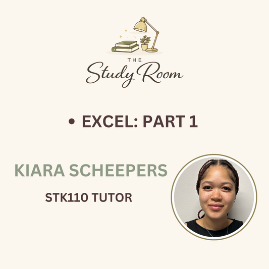 STK110 TUTOR CLASS - EXCEL: PART 1