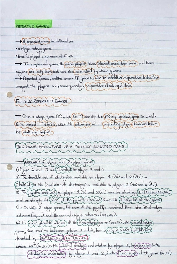 ECON4067A (APPLIED) NOTES - ALL CHAPTERS