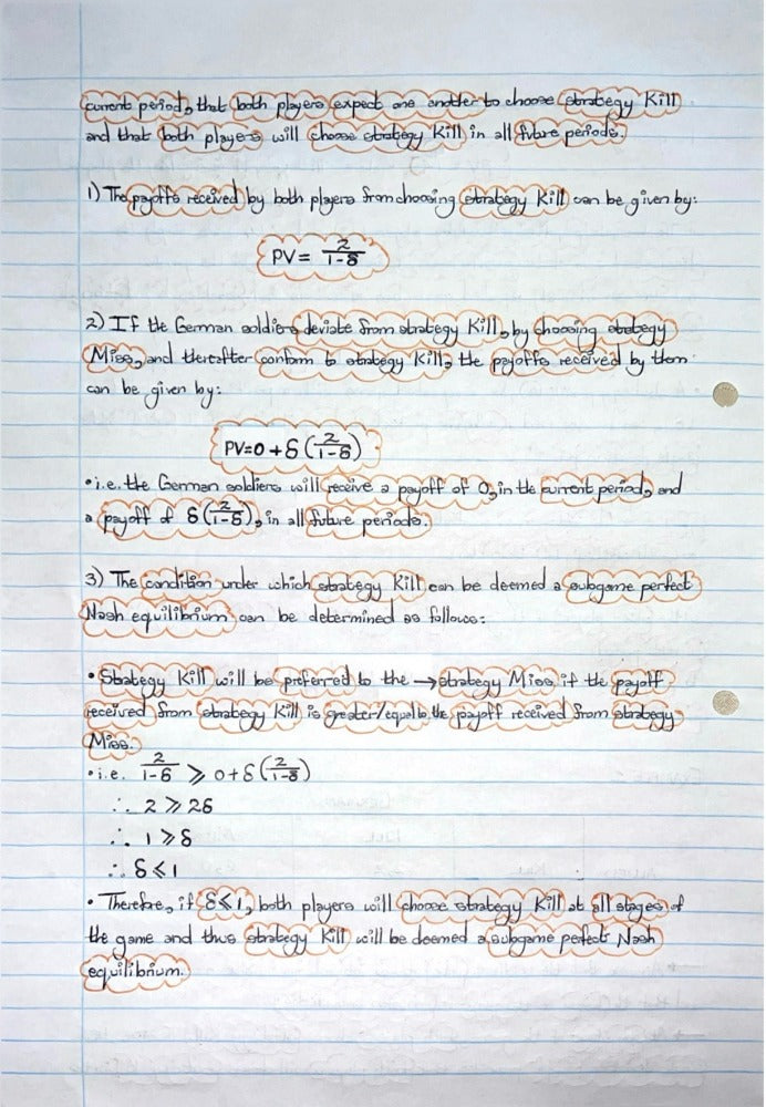 ECON4067A (APPLIED) NOTES - REPEATED GAMES