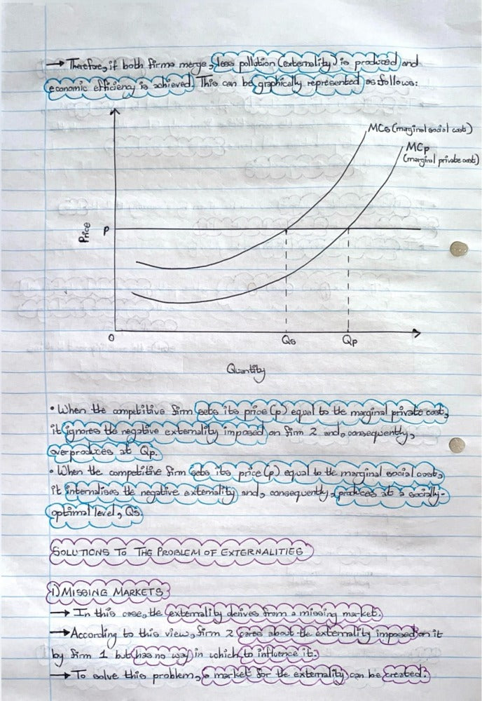 ECON4067A (APPLIED) NOTES - EXTERNALITIES