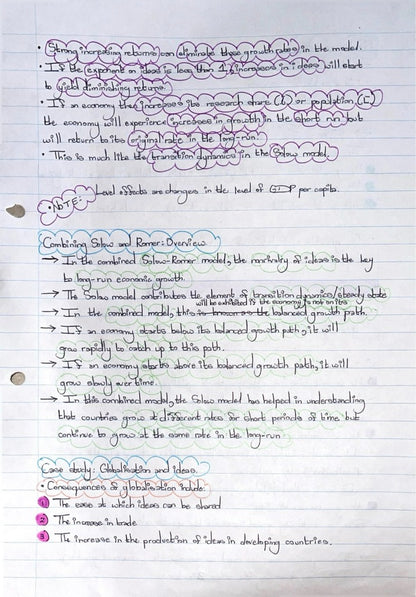 EKN214 NOTES - GROWTH AND IDEAS