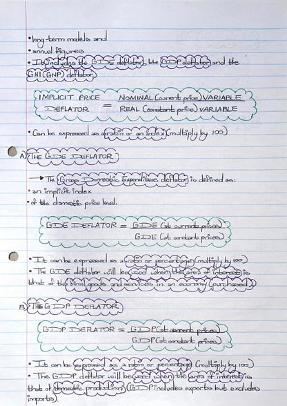 EKN320 NOTES - INFLATION