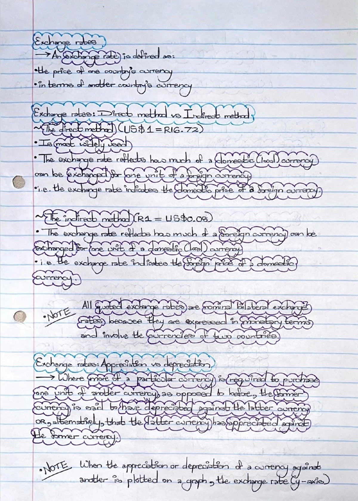 EKN320 NOTES - INTERNATIONAL TRANSACTIONS